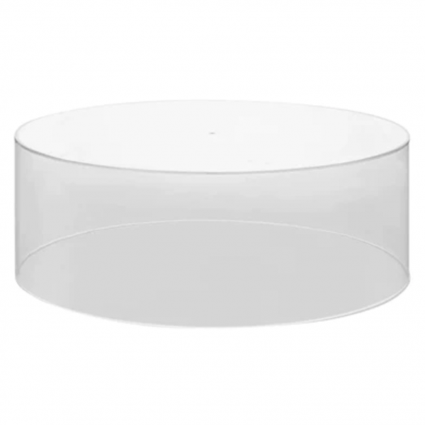 Cutie cilindrica, plexiglas transparent, diametru 100mm, inaltime 100mm